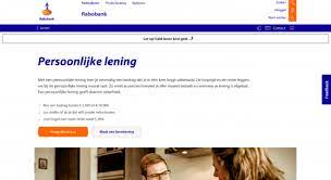 geld lenen rabobank