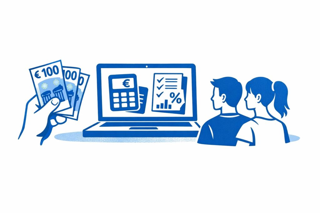 Online geld lenen: waar let u op bij een klein bedrag?
